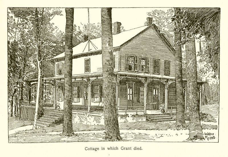 Cottage in which Grant died by American School