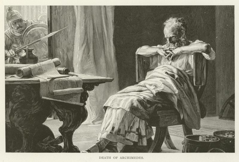 Death of Archimedes by American School