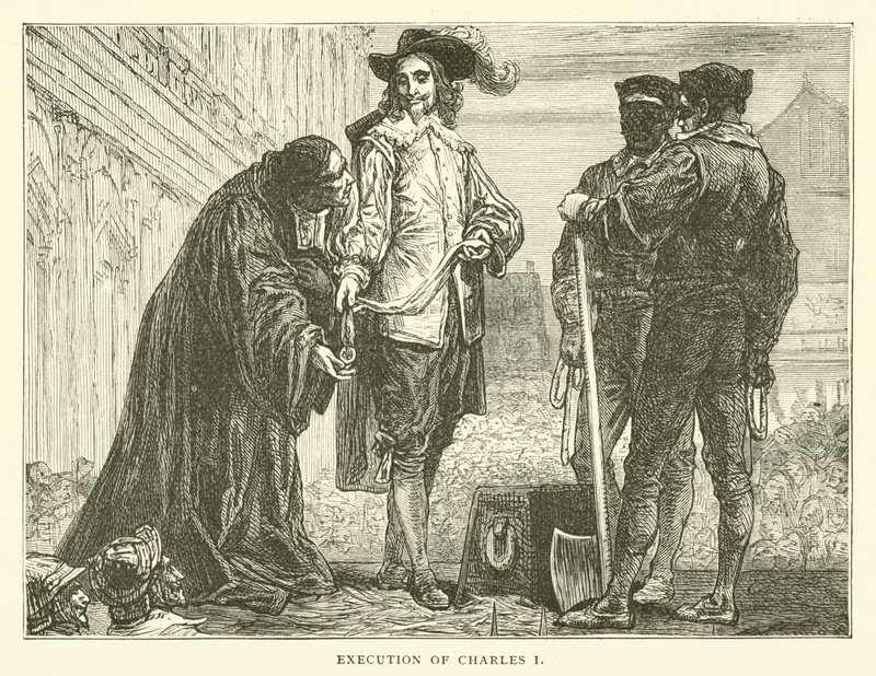 Execution of Charles I by American School