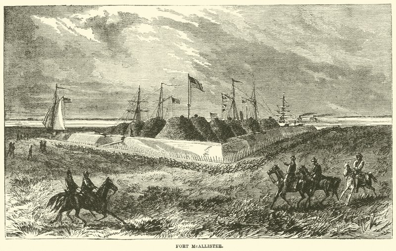 Fort McAllister, November 1864 by American School