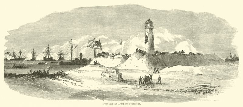 Fort Morgan After Its Surrender, August 1864 by American School