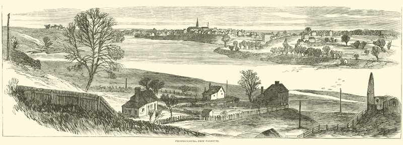 Fredericksburg, from Falmouth, November 1862 by American School