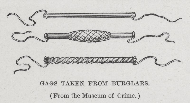 Gags Taken from Burglars by American School