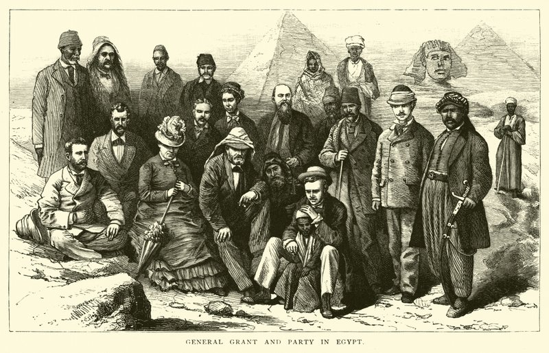 General Grant and Party in Egypt by American School