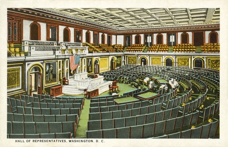 Hall of Representatives, Washington DC, USA by American School