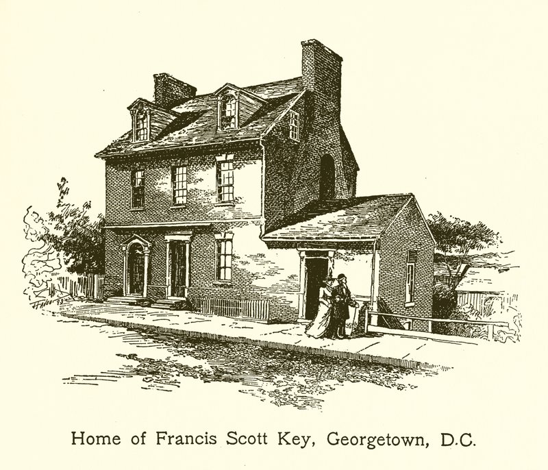 Home of Francis Scott Key, Georgetown, D.C. by American School