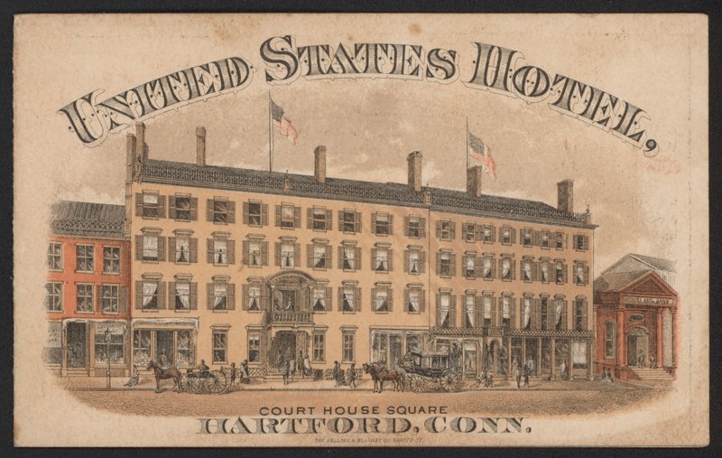 Hotel Trade Card by American School