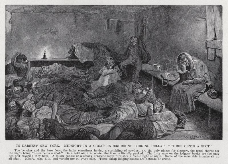 In Darkest New York, Midnight in a Cheap Underground Lodging Cellar, 