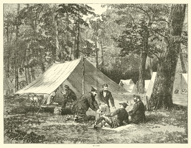 In camp, July 1863 by American School