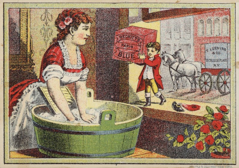 Lady Hand Washing by American School