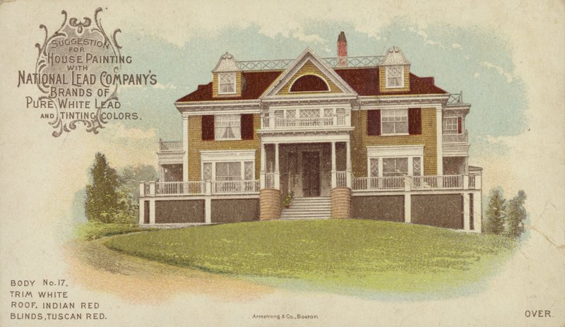 Large Detached Home, Advert for House Painting by American School