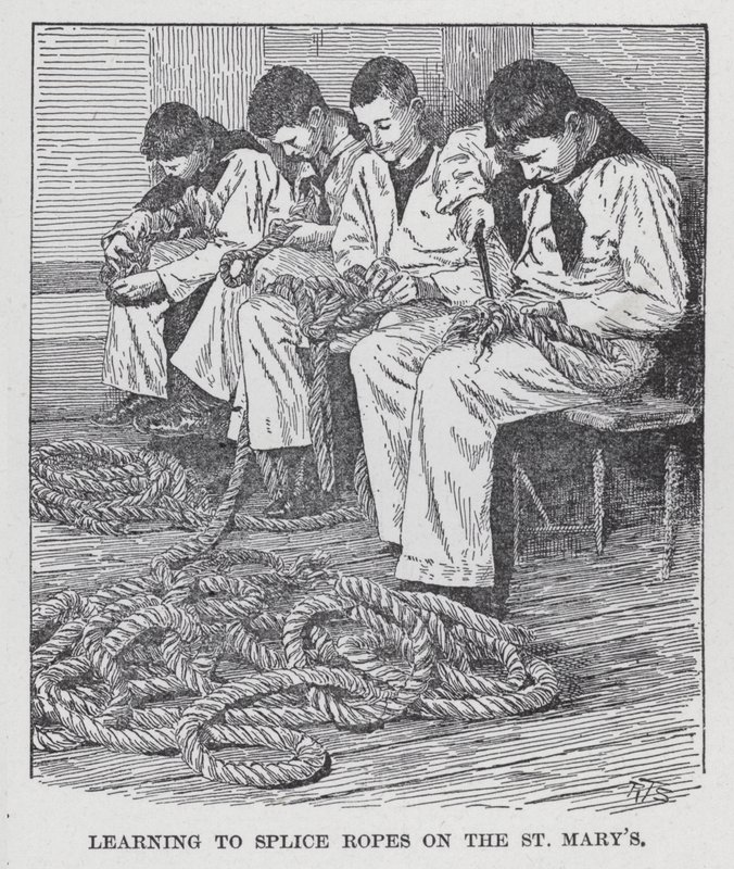 Learning to Splice Ropes on the St Mary
