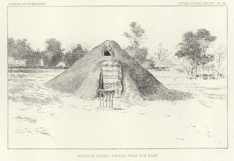 Medicine Lodge Viewed from the East by American School