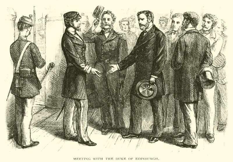 Meeting with the Duke of Edinburgh by American School