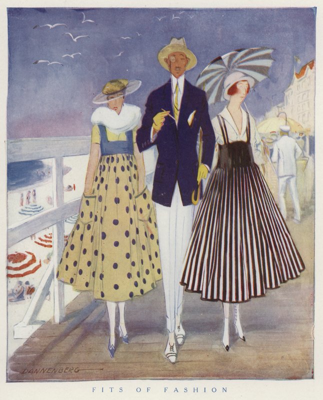 Mocking the Fashions of Men and Women by American School