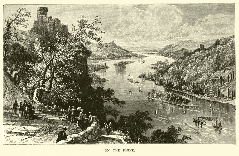 On the Rhine by American School
