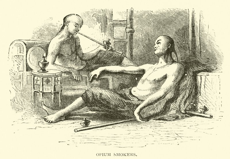 Opium Smokers by American School