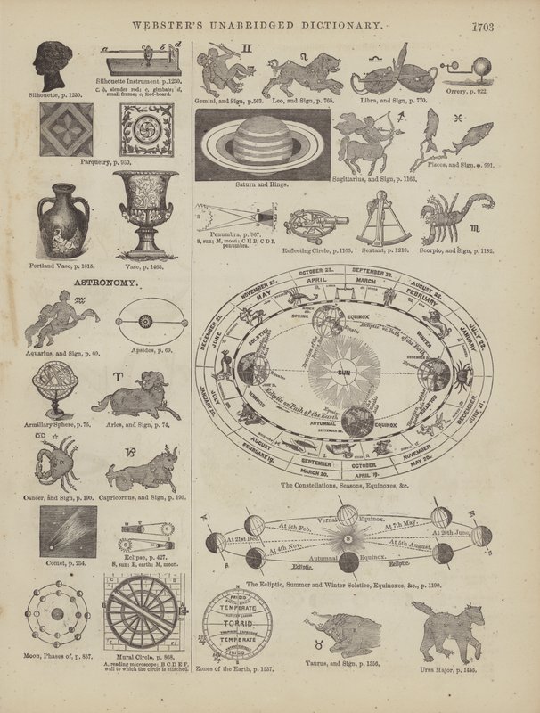 Page from Webster