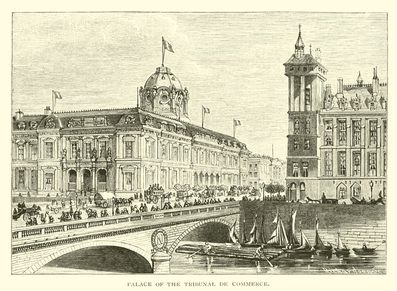 Palace of the Tribunal de Commerce by American School