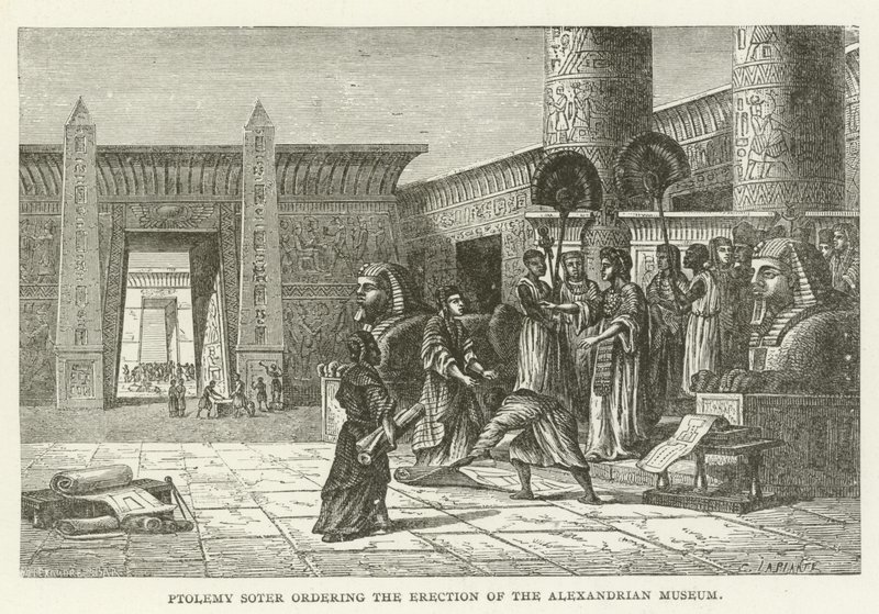 Ptolemy Soter Ordering the Erection of the Alexandrian Museum by American School