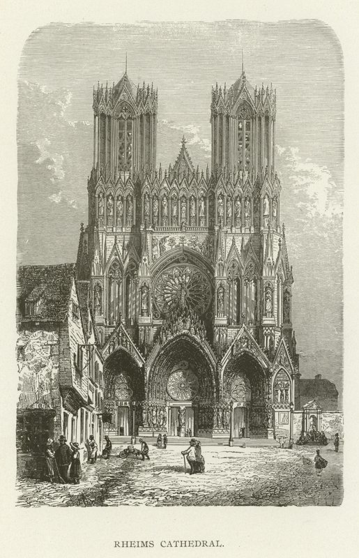 Rheims Cathedral by American School