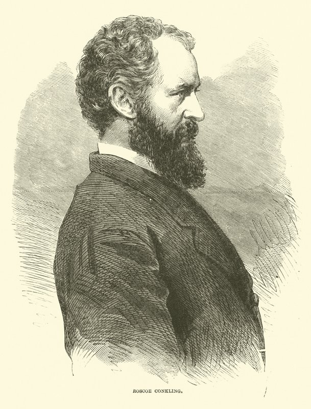 Roscoe Conkling, January 1866 by American School