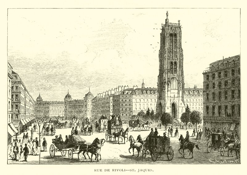 Rue de Rivoli, St Jaques by American School
