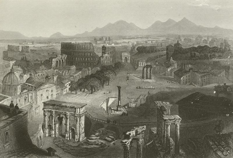 Ruins of Ancient Rome by American School