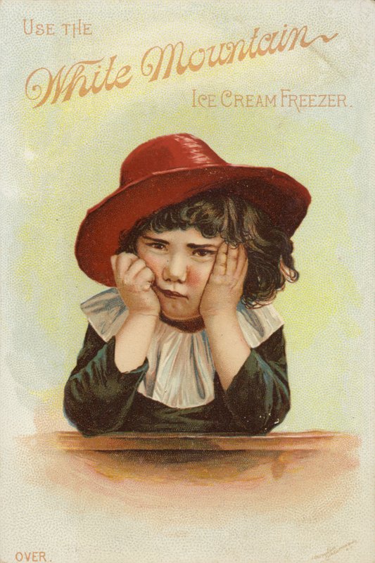 Sad Girl with Face in Hands by American School