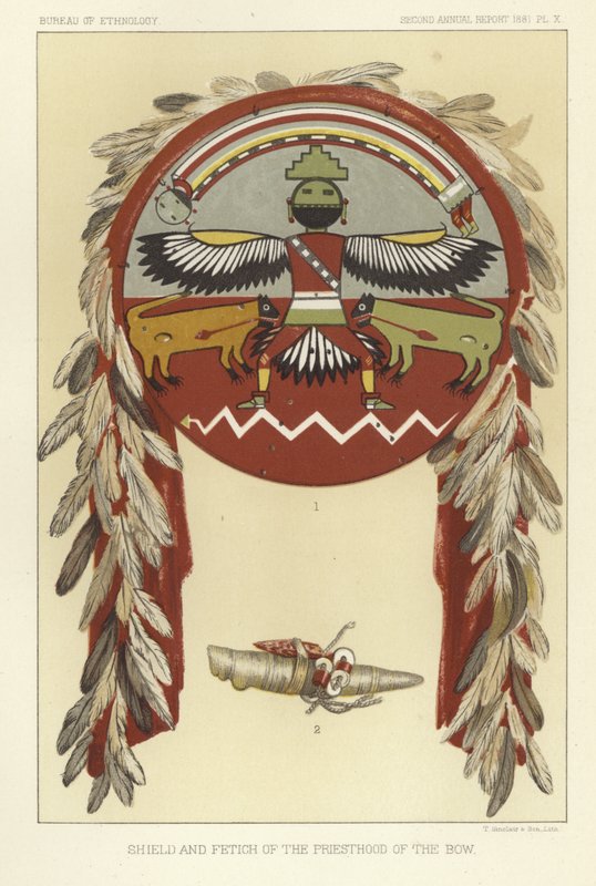 Shield and Fetich of the Priesthood of the Bow by American School