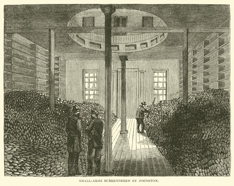Small-arms Surrendered by Johnston, April 1865 by American School