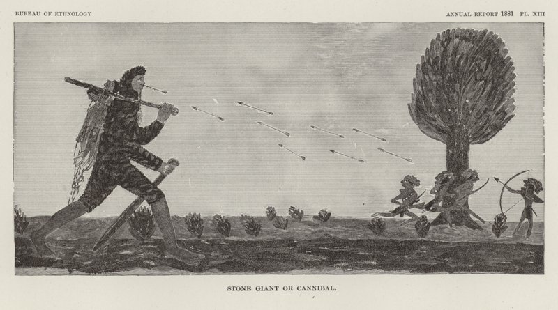 Stone Giant or Cannibal by American School