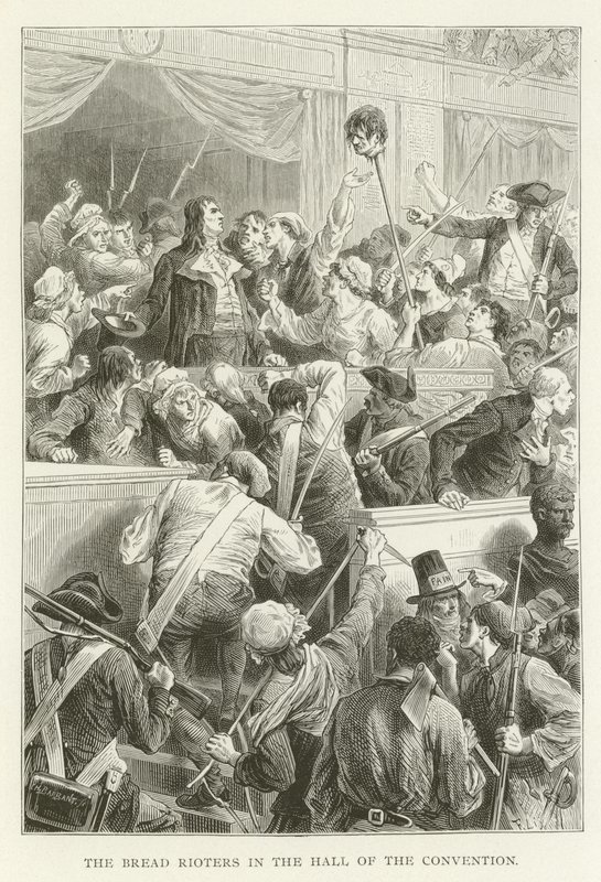 The Bread Rioters in the Hall of the Convention by American School
