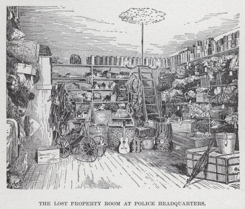 The Lost Property Room at Police Headquarters by American School