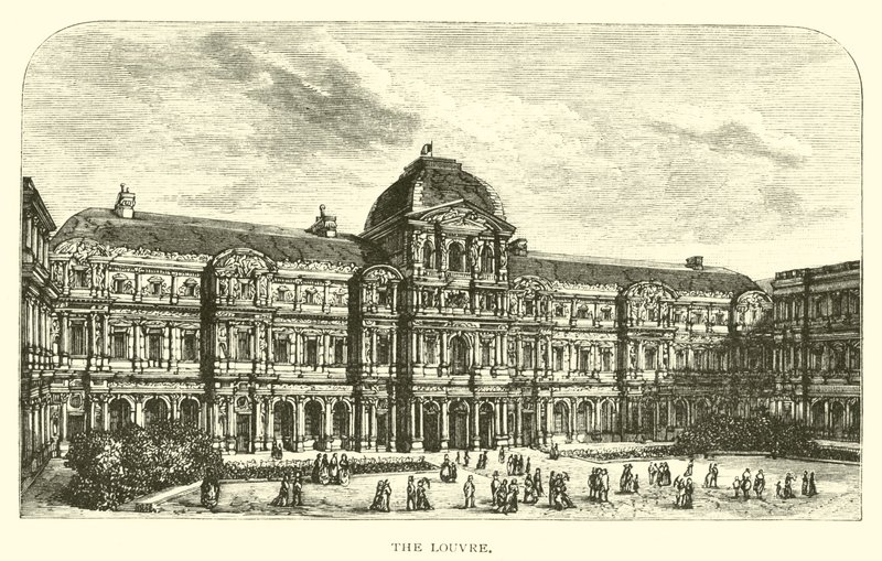 The Louvre by American School
