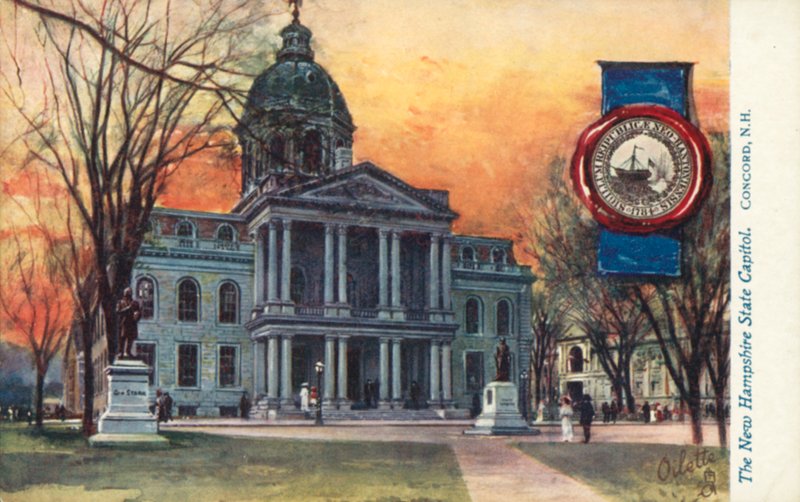 The New Hampshire State Capitol, Concord, New Hampshire by American School