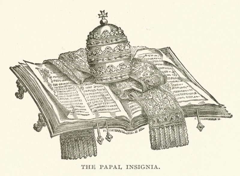 The Papal Insignia by American School