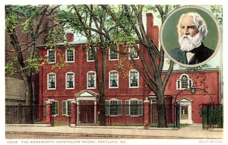 The Wadsworth Longfellow House, Portland, Maine by American School