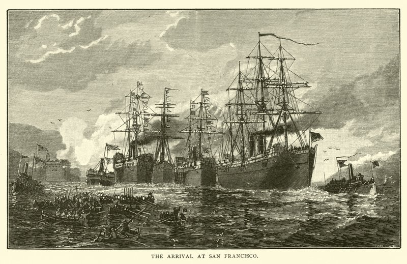 The Arrival at San Francisco by American School
