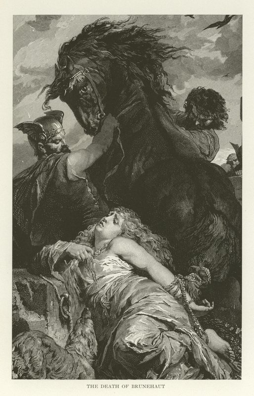 The Death of Brunehaut by American School