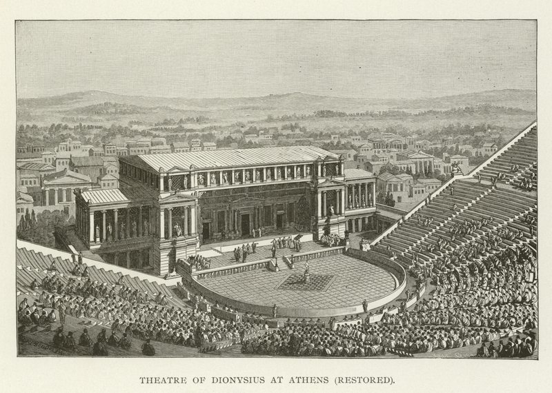 Theatre of Dionysius at Athens, Restored by American School