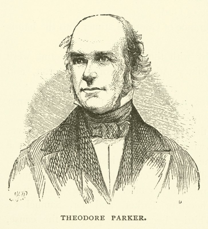 Theodore Parker, American Unitarian minister, Transcendentalist and abolitionist by American School
