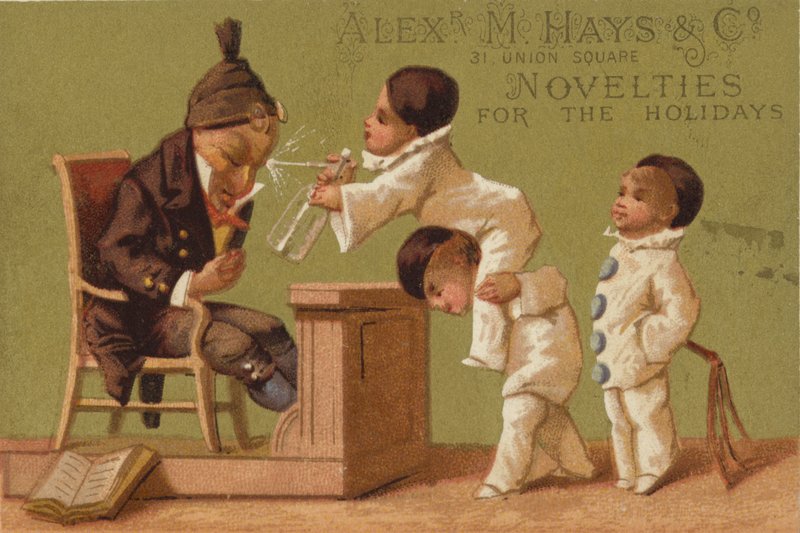 Three Little Boys Squirting Water by American School
