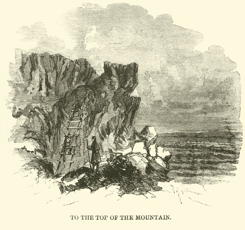 To the Top of the Mountain, November 1863 by American School