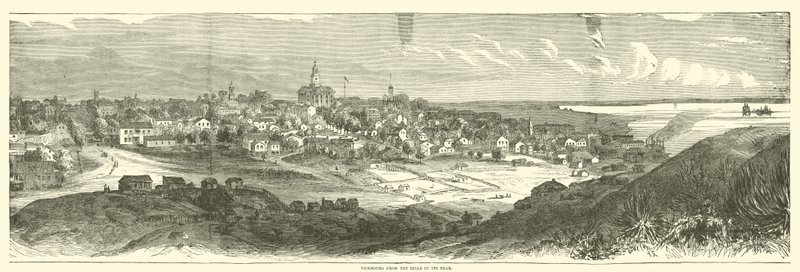 Vicksburg from the Hills in Its Rear by American School