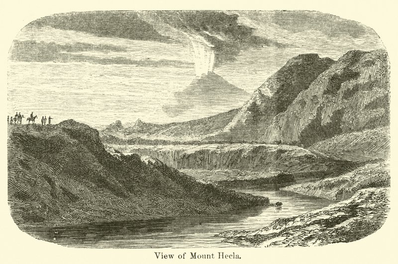 View of Mount Hecla by American School
