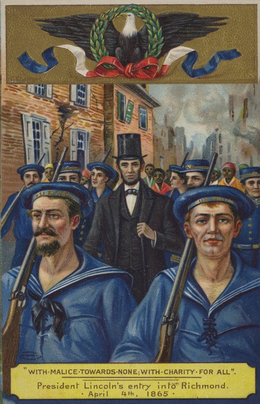 With malice towards none; with charity for all. President Lincoln