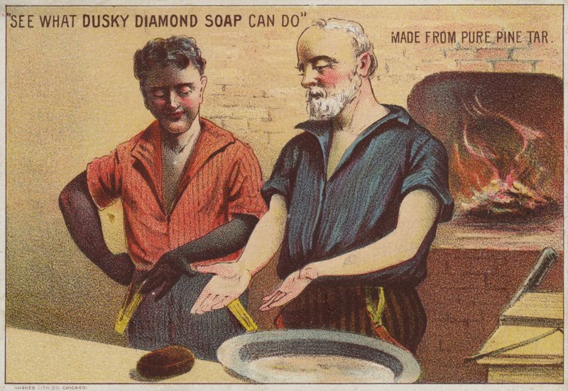 Workman Showing Clean Hands by American School