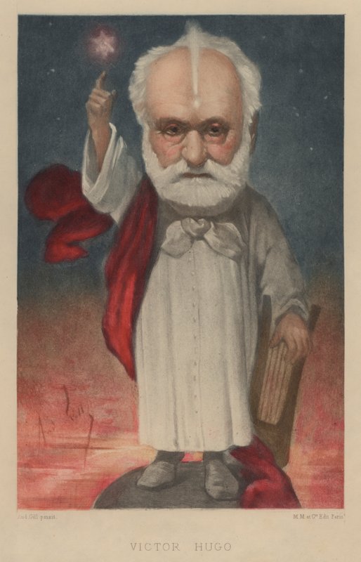Victor Hugo by Andre Gill