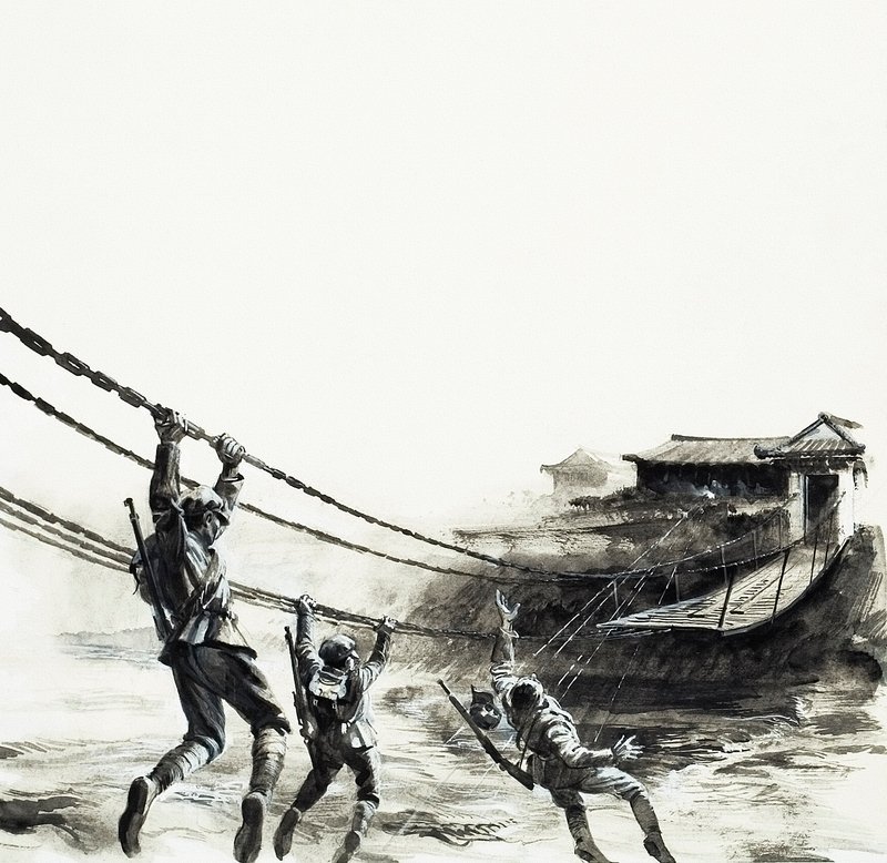 The Battle of Luding Bridge by Andrew Howat